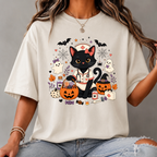 Halloween Cat Nurse Shirt for Women