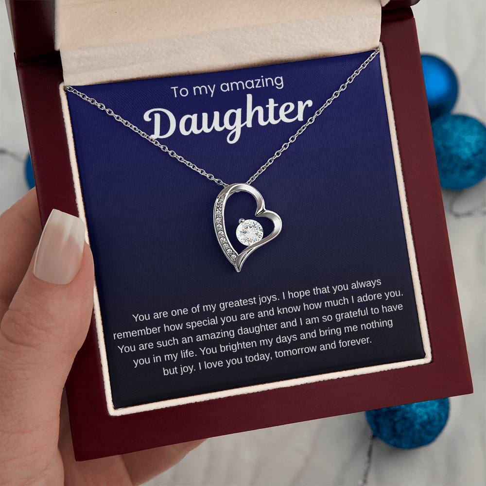 Amazing Daughter  Gift Necklace