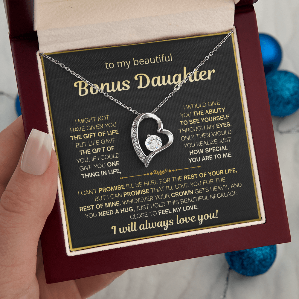 Bonus Daughter Gift Necklace