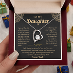 Dad To Daughter Love Necklace Gifts