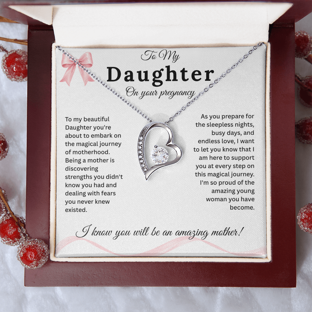 Daughter Pregnancy Gift Necklace