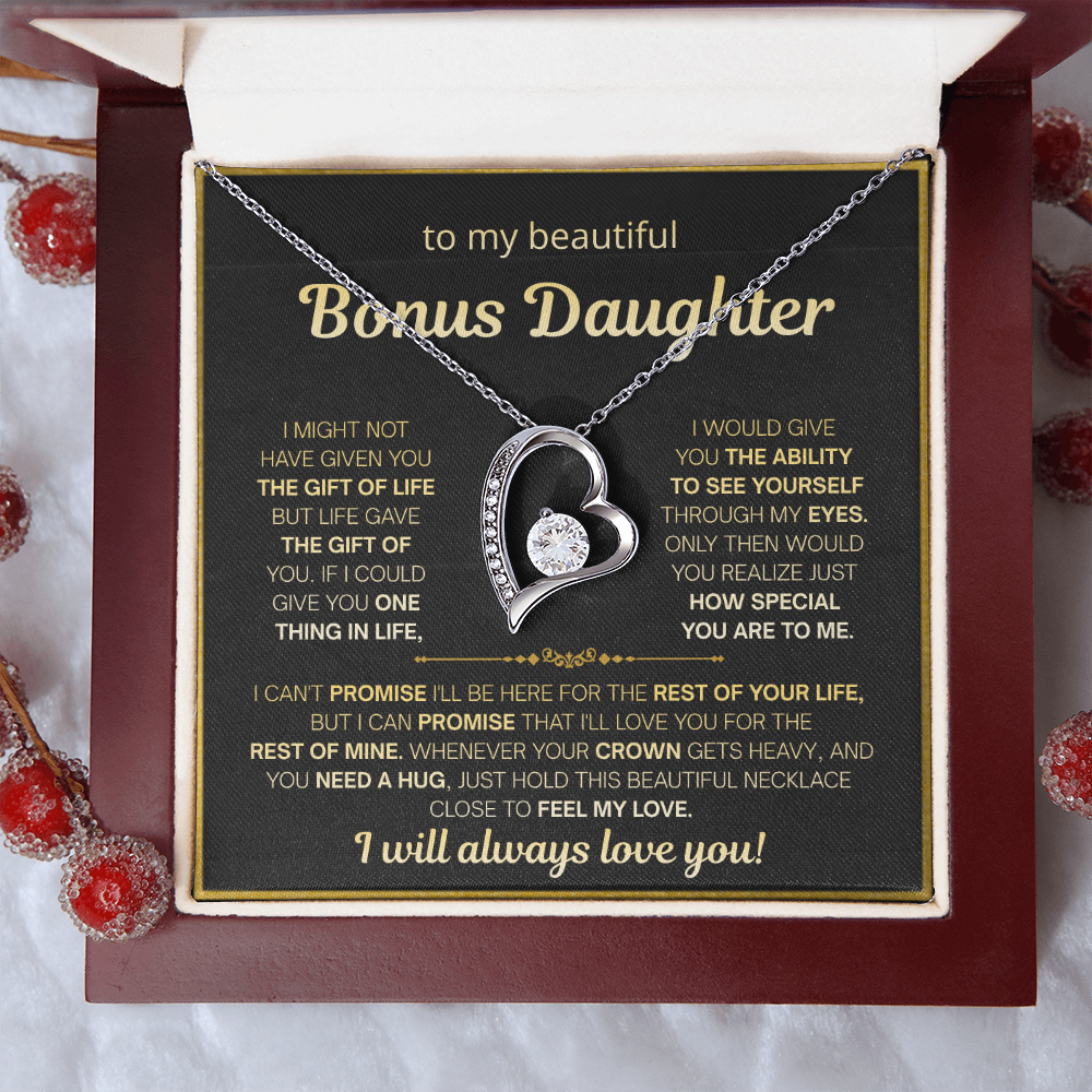 Bonus Daughter Gift Necklace