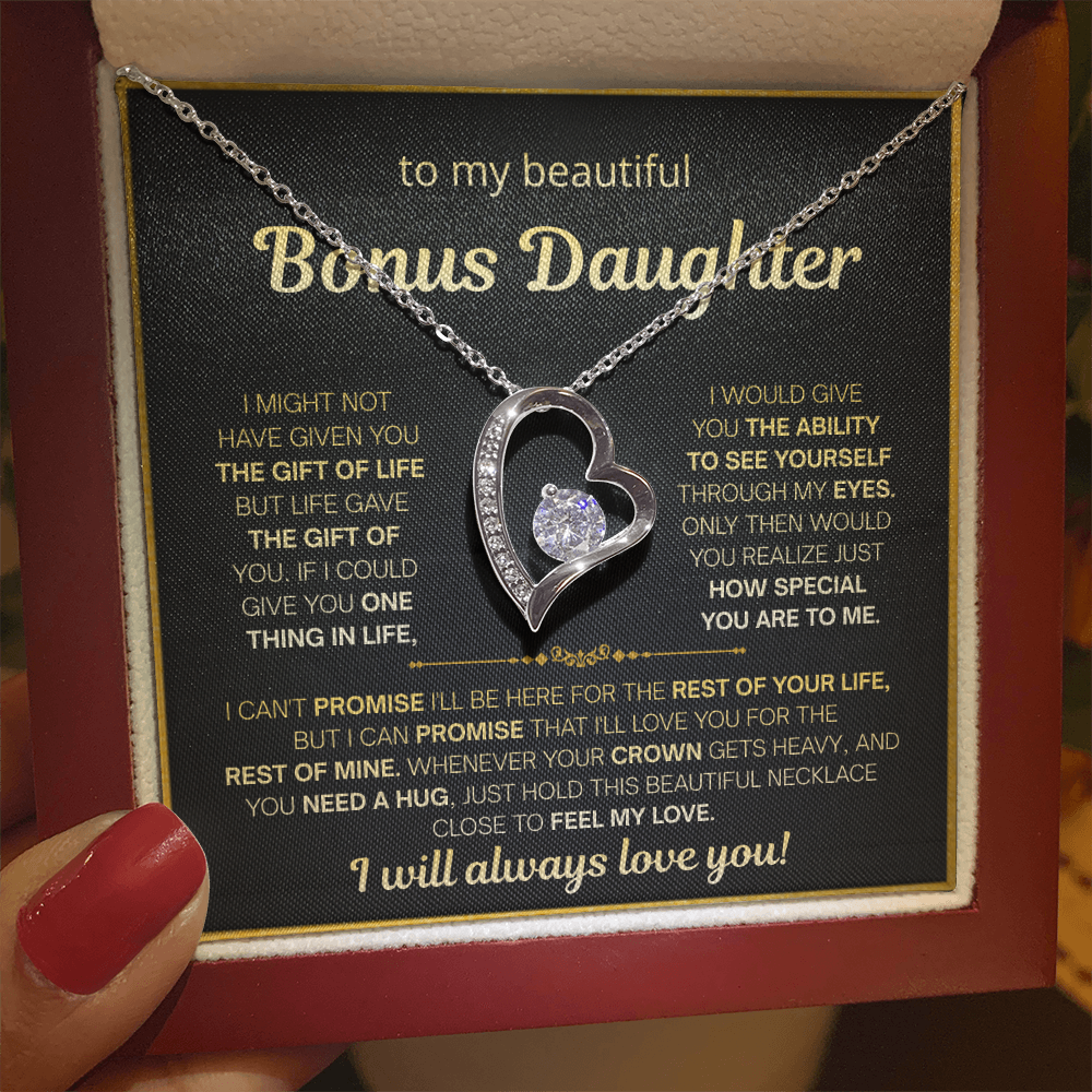 Bonus Daughter Gift Necklace