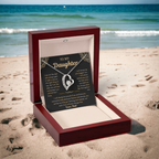 Dad To Daughter Love Necklace Gifts
