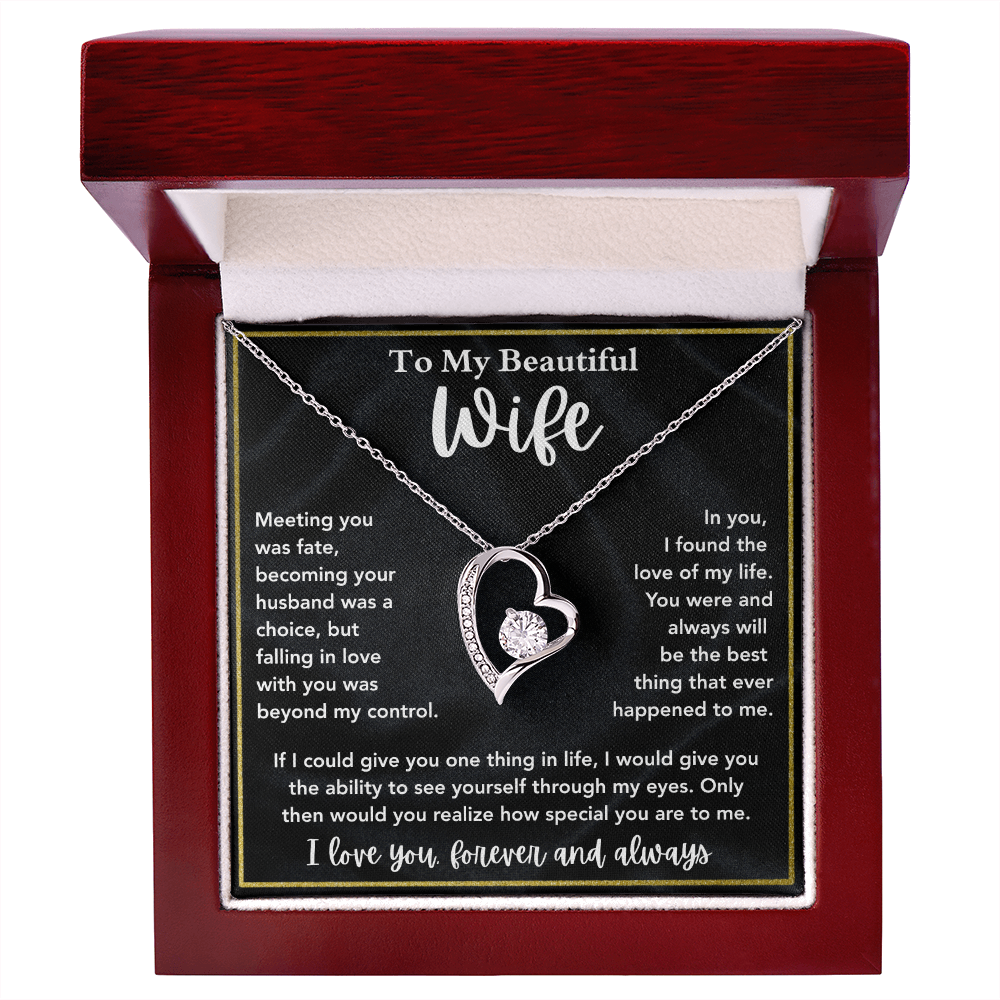 Wife Necklace Gift for Anniversary