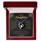 Dad To Daughter Love Necklace Gifts