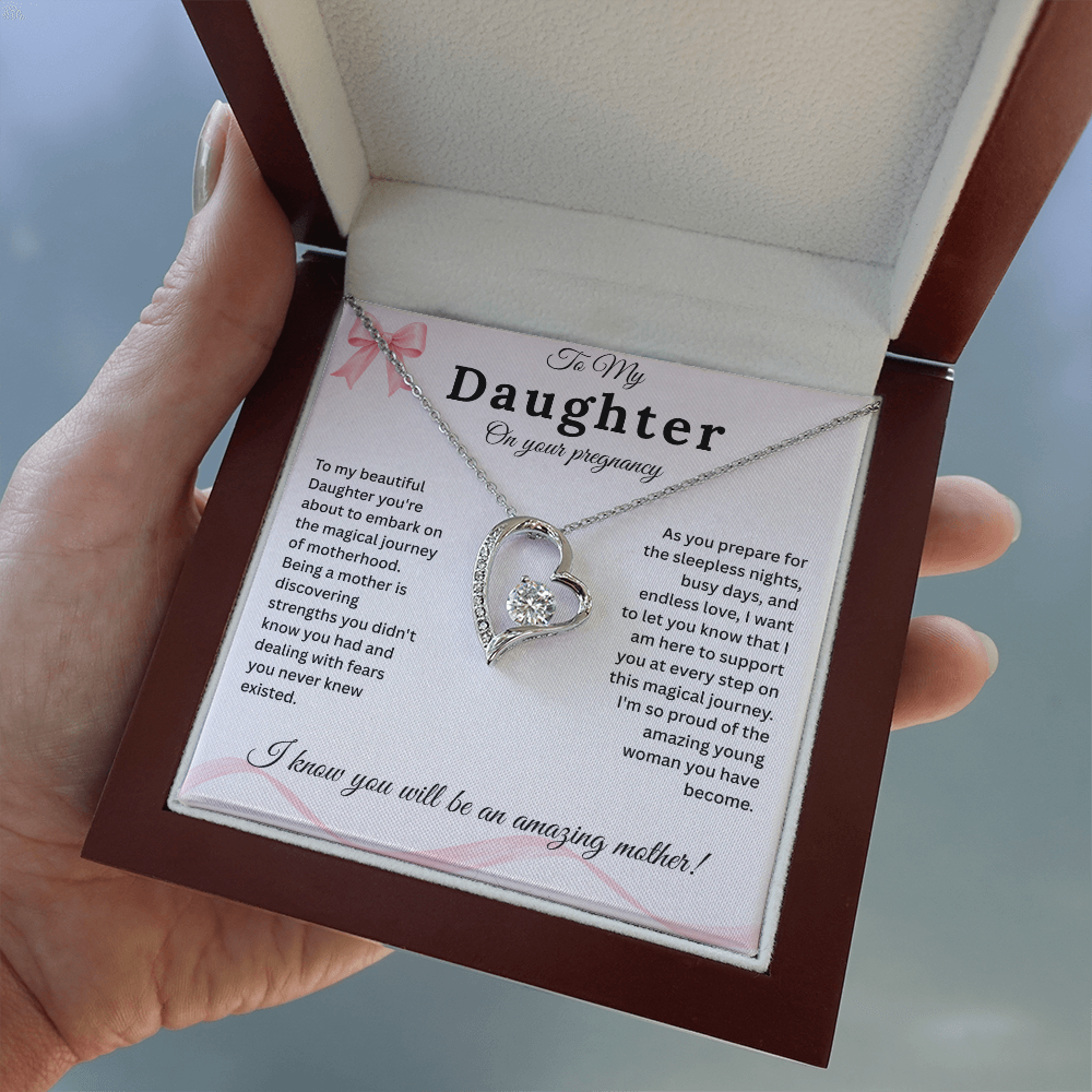 Daughter Pregnancy Gift Necklace