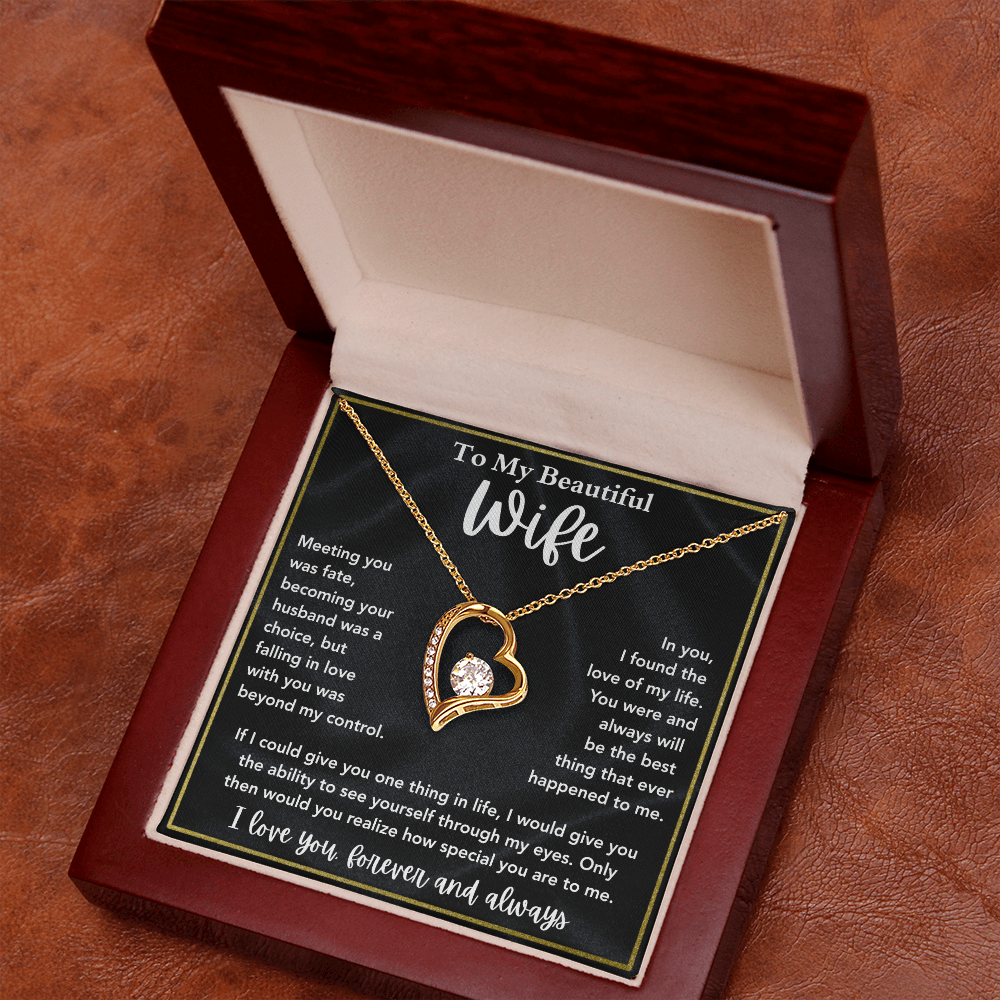Wife Necklace Gift for Anniversary