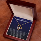 Bonus Daughter Necklace Loving Gift
