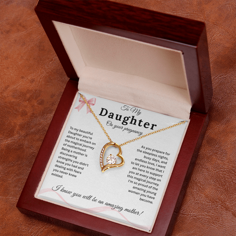 Daughter Pregnancy Gift Necklace