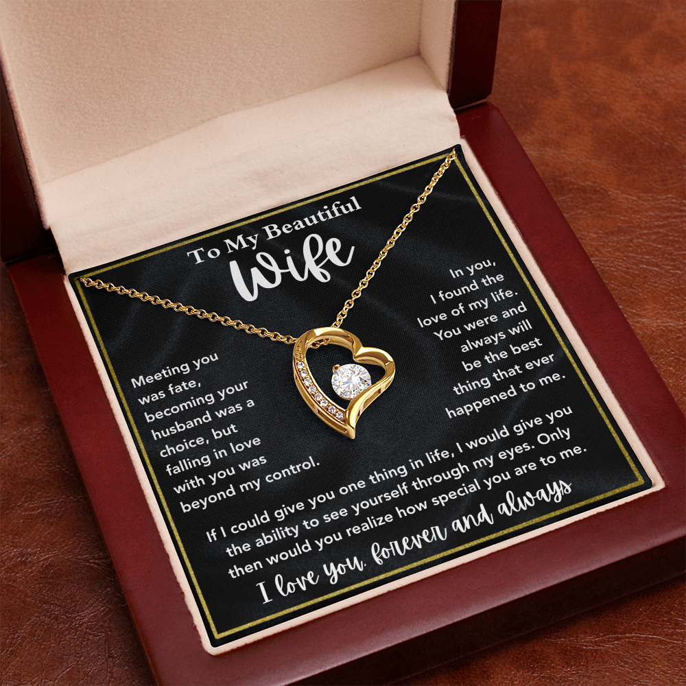 Wife Necklace Gift for Anniversary