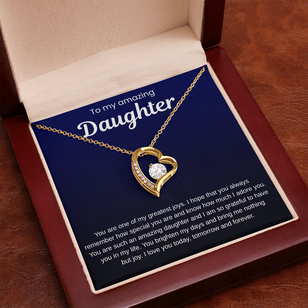 Amazing Daughter  Gift Necklace