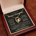 Bonus Daughter Gift Necklace