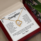 Mom to Daughter Love Necklace