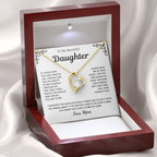 Mom to Daughter Love Necklace