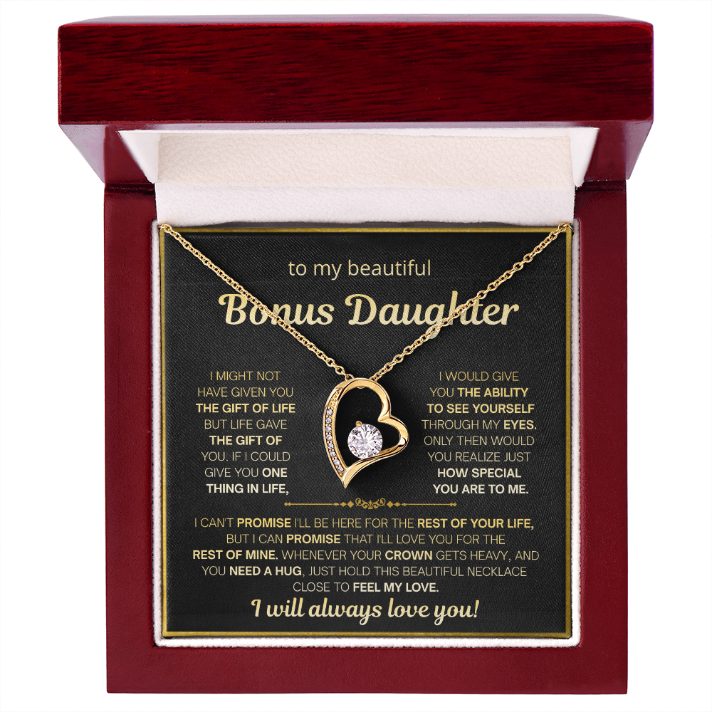 Bonus Daughter Gift Necklace