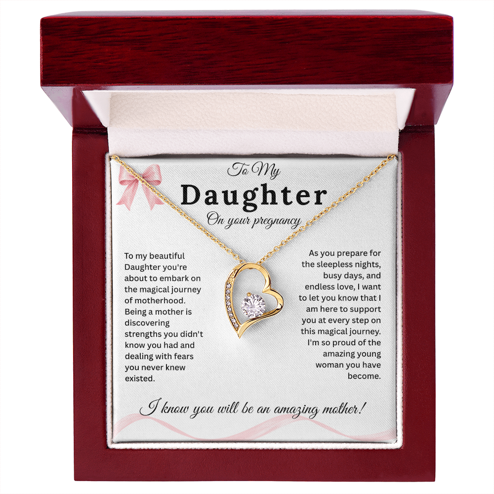 Daughter Pregnancy Gift Necklace