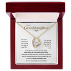 Granddaughter Heart Necklace Gift