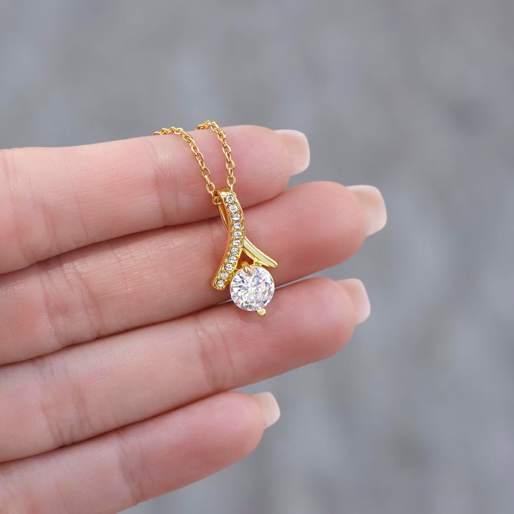 Bonus Daughter Necklace Loving Gift
