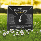 Bonus Daughter Necklace Loving Gift