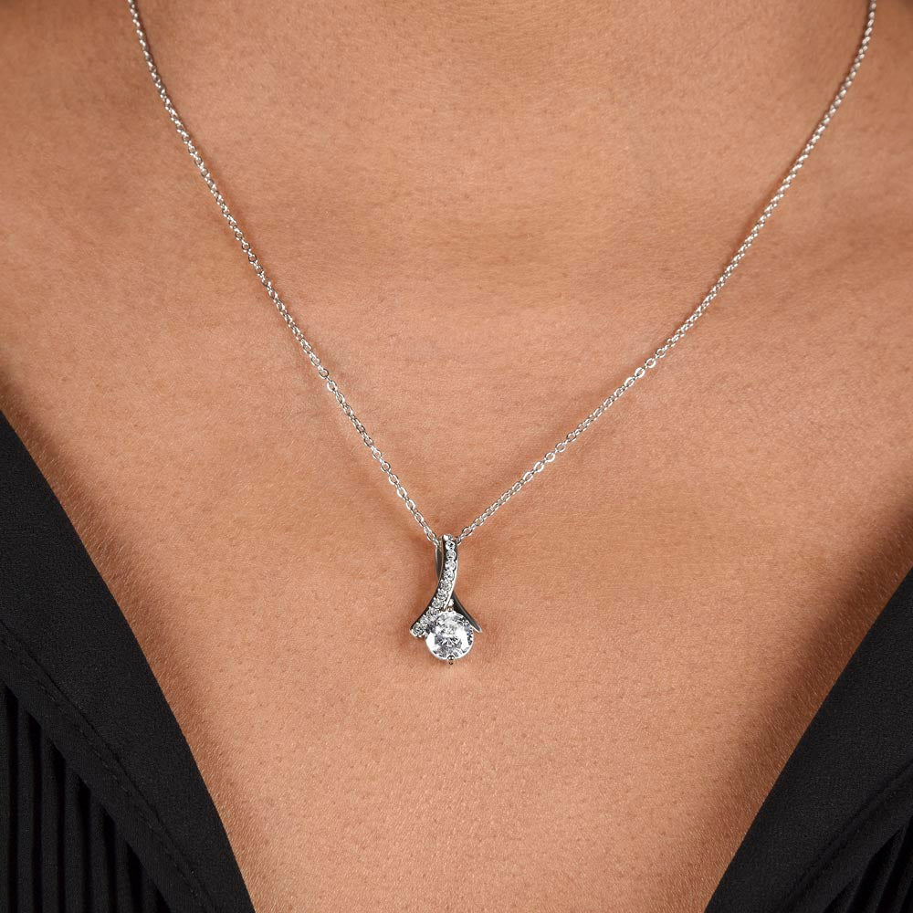 Romantic Wife Love Message Necklace