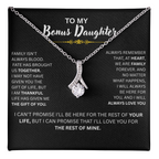 Bonus Daughter Necklace Loving Gift