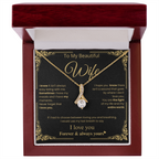 Romantic Wife Love Message Necklace