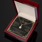 Romantic Wife Love Message Necklace