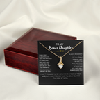 Bonus Daughter Necklace Loving Gift