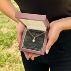 Romantic Wife Love Message Necklace