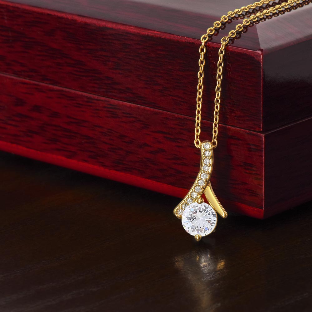 Romantic Wife Love Message Necklace