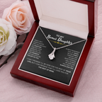 Bonus Daughter Necklace Loving Gift