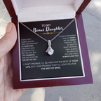 Bonus Daughter Necklace Loving Gift