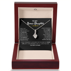 Bonus Daughter Necklace Loving Gift