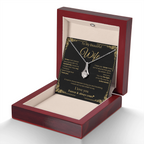 Romantic Wife Love Message Necklace
