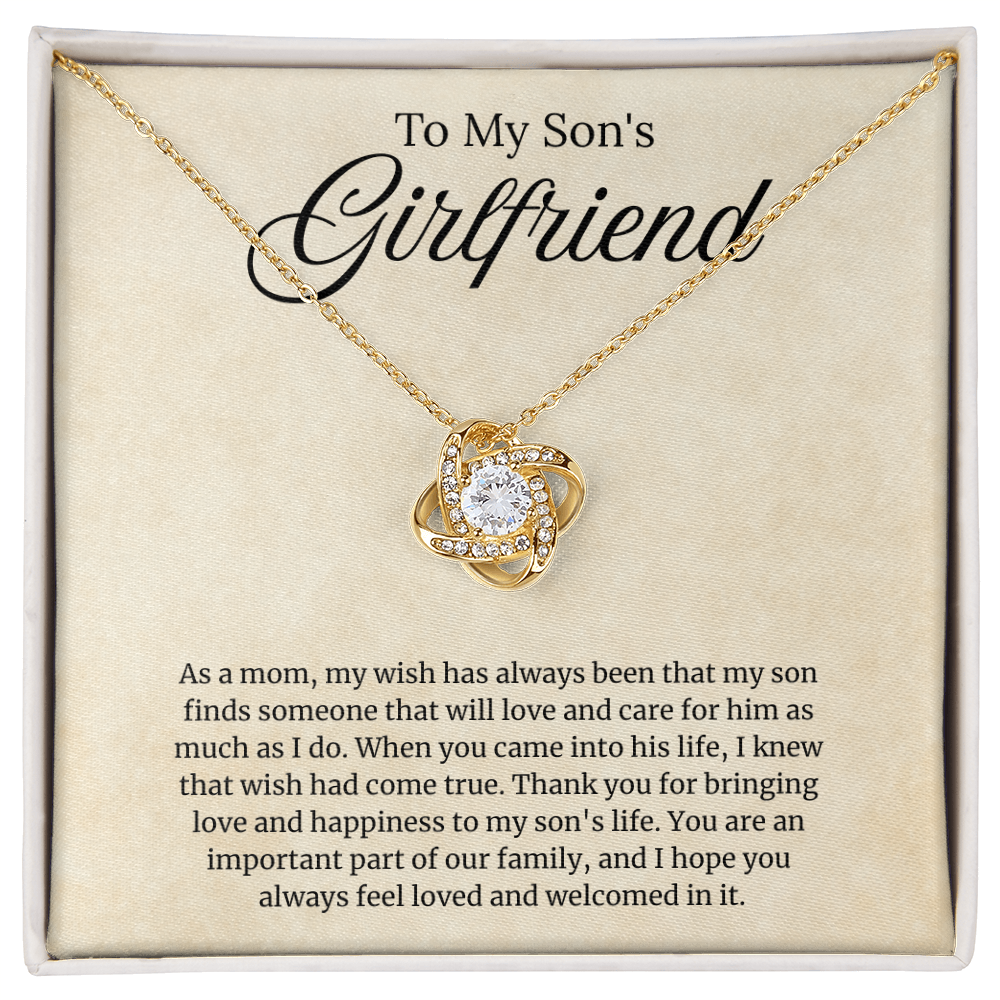 Son's Girlfriend Love Jewelry Gifts