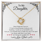 Dad to Daughter Heartfelt Keepsake