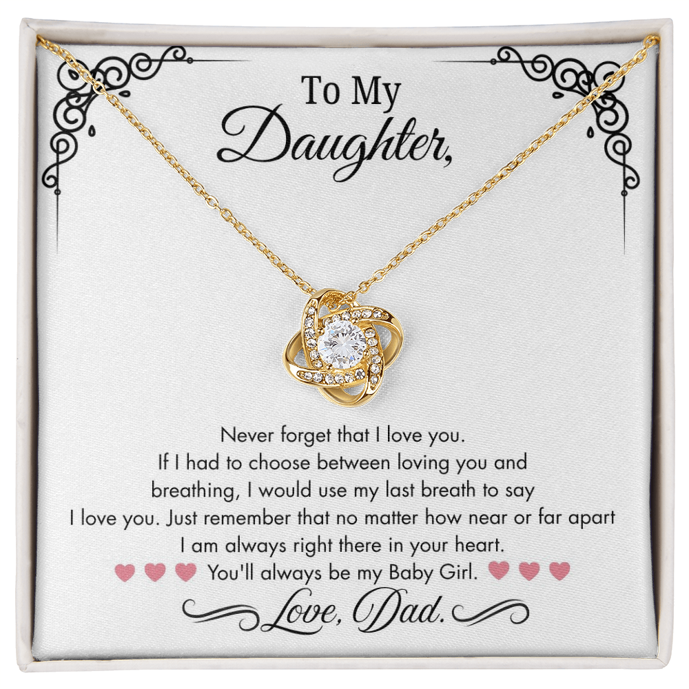 Dad to Daughter Heartfelt Keepsake
