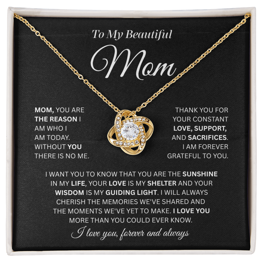 Mom Necklace Gift from a Loving Son