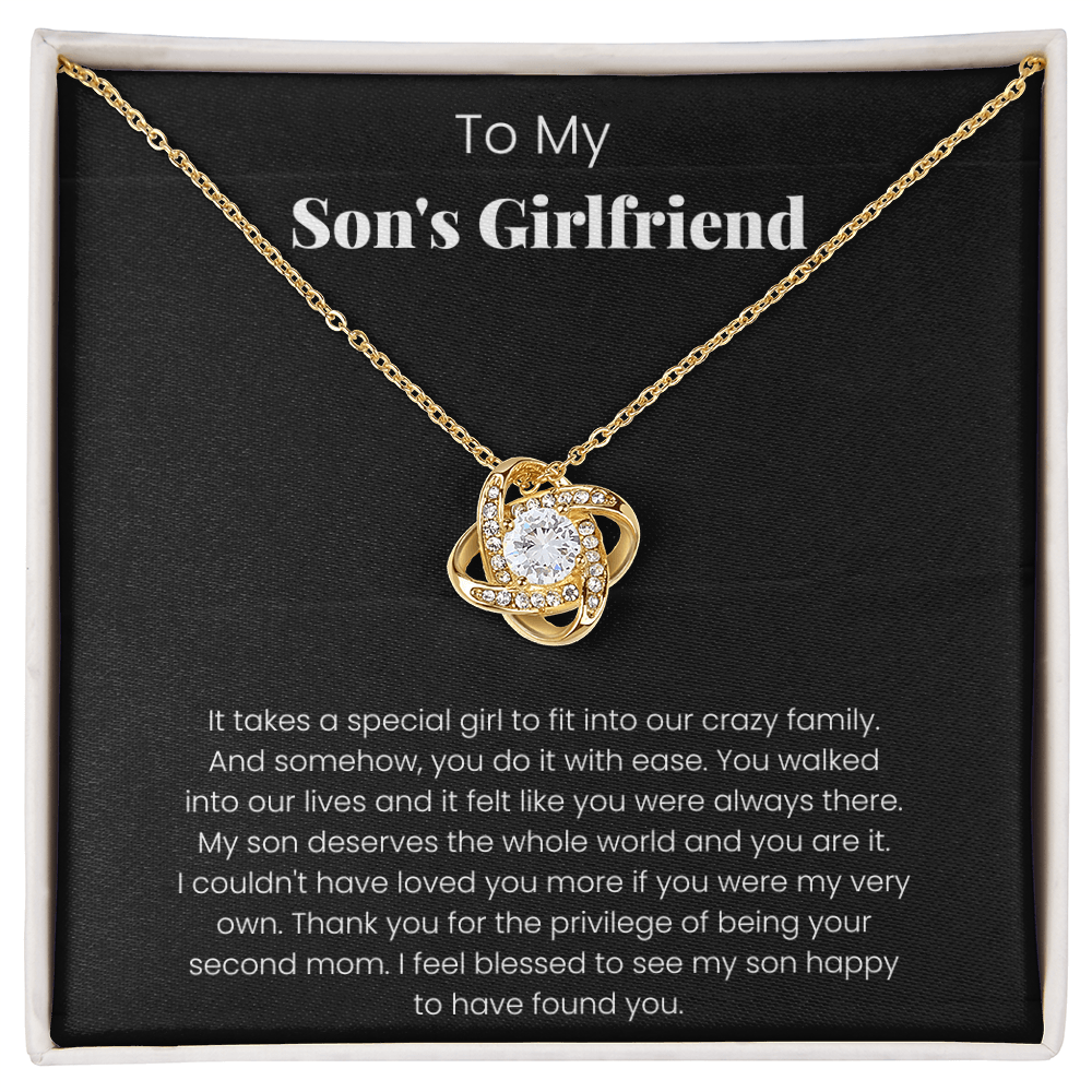 Son's Girlfriend Necklace Gift