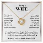 Wife Necklace Gift for Anniversary