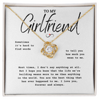 To My Girlfriend Love Jewelry Gift