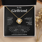 Girlfriend Love Message Pendant Set