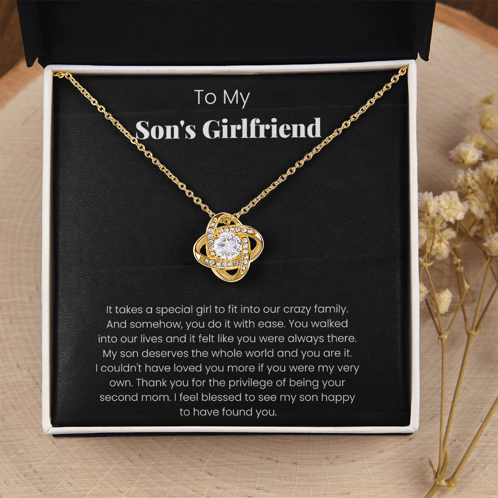 Son's Girlfriend Necklace Gift