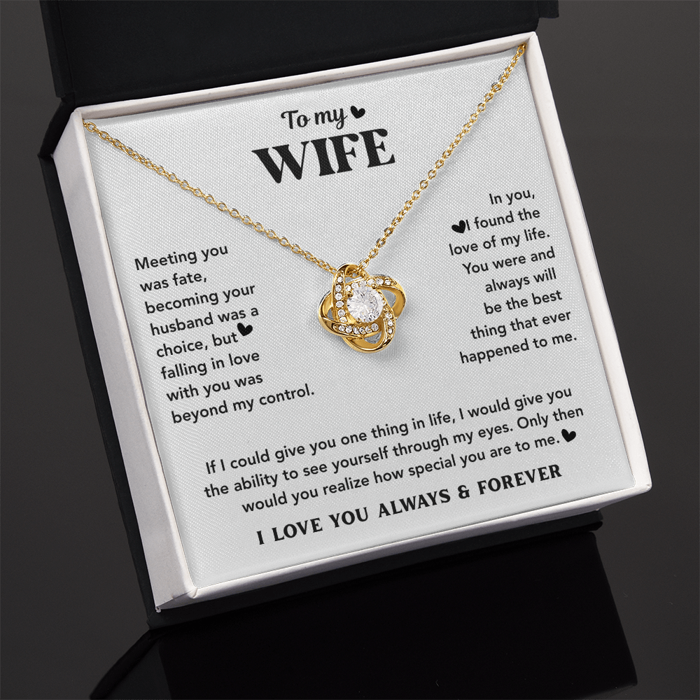 Wife Necklace Gift for Anniversary