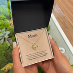 Mom Necklace Gift with Love Message