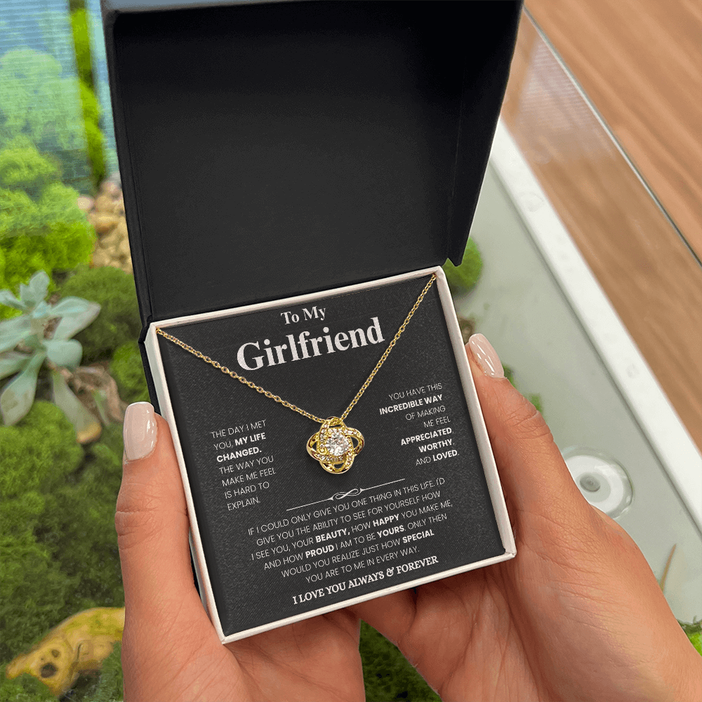 Girlfriend Love Message Pendant Set
