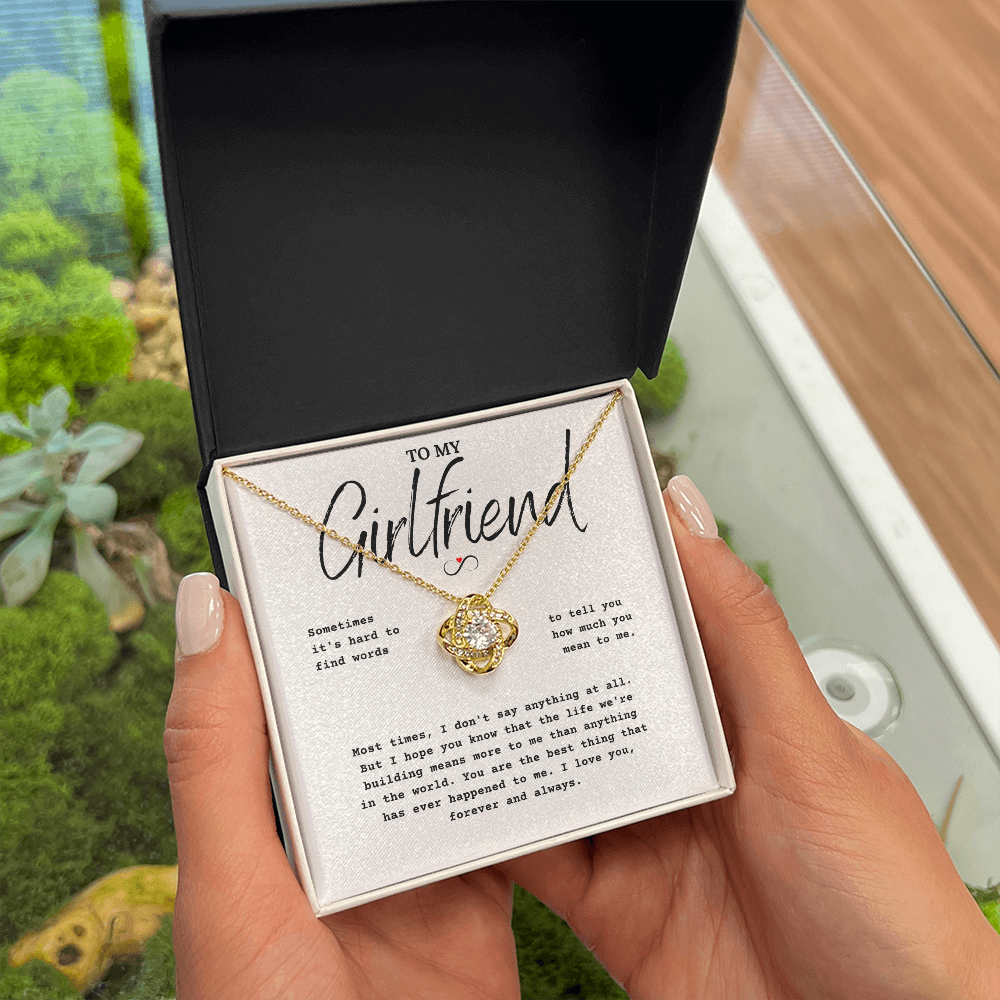 To My Girlfriend Love Jewelry Gift