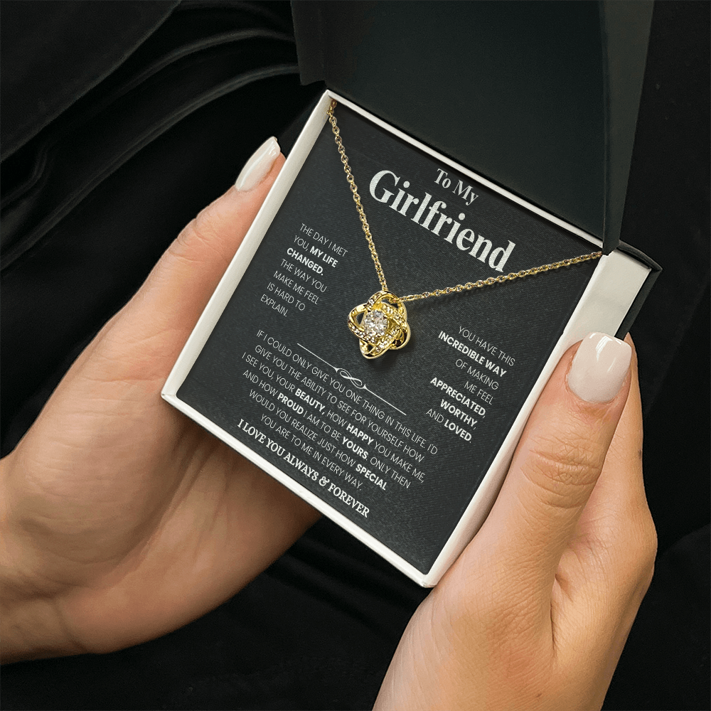 Girlfriend Love Message Pendant Set