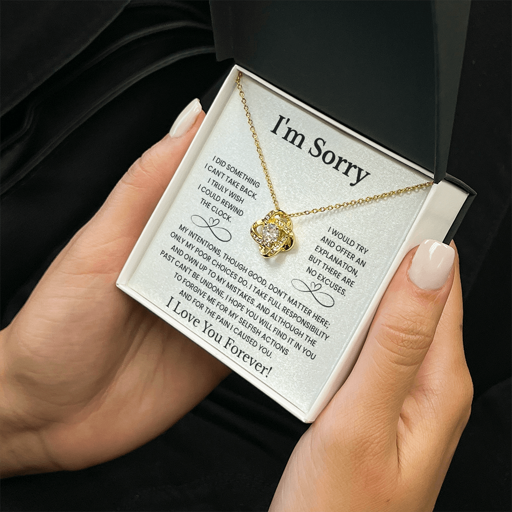 I'm Sorry Love Necklace Gift for Her